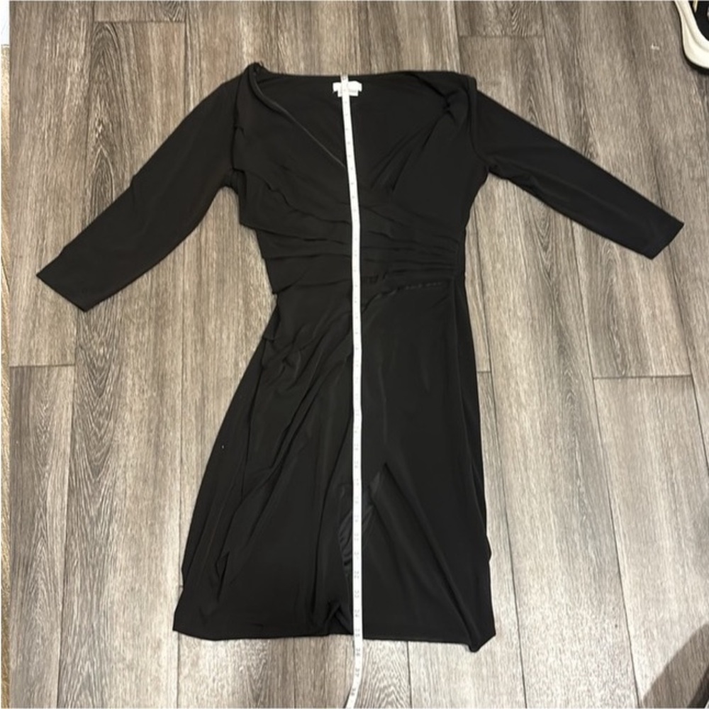 🖤 London Times Black Wrap Dress | Size 10 | Office & Cocktail - Picture 4 of 10